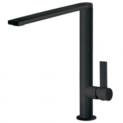 Tres, Class-Tres, TRES CLASS-TRES BATERIA ZLEWOZMYWAKOWA STOJĄCA WYLEWKA 34X9 MM CZARNY MAT (20548601NM) 