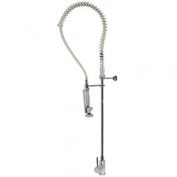 Tres, Cocina Standard, TRES COCINA STANDARD BATERIA ZLEWOZMYWAKOWA STOJĄCA BIAŁY-CHROM (130484) 