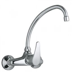 Tres, Eco-Tres, TRES ECO-TRES BATERIA ZLEWOZMYWAKOWA ŚCIENNA CHROM (17021802) 