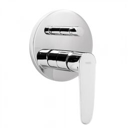 Tres, Flat, TRES FLAT-TRES BATERIA PODTYNKOWA JEDNOUCHWYTOWA CHROM (20418001) 