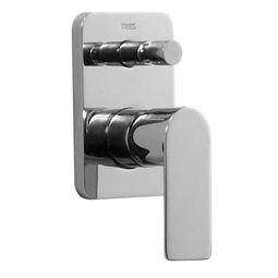 Tres, Loft, TRES LOFT-TRES JEDNOUCHWYTOWA BATERIA PODTYNKOWA CHROM (20018001) 