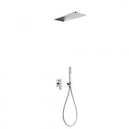 Tres, Loft, TRES LOFT-TRES ZESTAW NATRYSKOWY Z BATERIĄ PODTYNKOWĄ LOFT CHROM (20018005) 