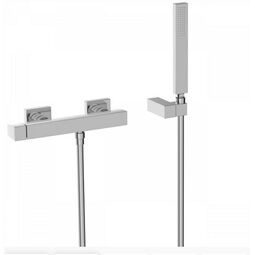 Tres, Slim Exclusive, TRES SLIM BATERIA PRYSZNICOWA JEDNOUCHWYTOWA ŚCIENNA CHROM (20216701) 