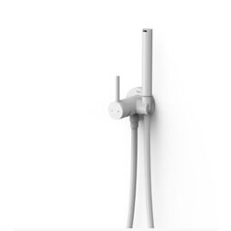 Tres, Study-Exclusive, TRES STUDY-EXCLUSIVE BATERIA PODTYNKOWA DO BIDETU LUB WC MATOWA BIEL (134123BM) 