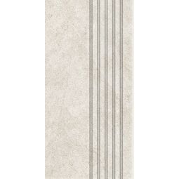 Tubądzin, Aulla, TUBĄDZIN AULLA GREY STOPNICA REKTYFIKOWANA 29.6X59.8X0.8 