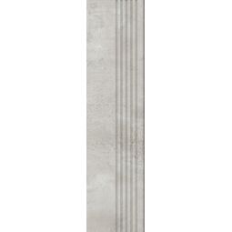 Tubądzin, Epoxy, TUBĄDZIN EPOXY GREY STOPNICA MAT 29.6X119.8X0.8 