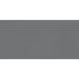 Tubądzin, Industrio, TUBĄDZIN INDUSTRIO GRAPHITE STOPNICA MAT REKTYFIKOWANA 29.6X59.8X0.8 