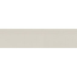 Tubądzin, Industrio, TUBĄDZIN INDUSTRIO LIGHT GREY STOPNICA MAT REKTYFIKOWANA 29.6X119.8 