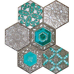 Tubądzin, Lace, TUBĄDZIN LACE ABSINTHE MOZAIKA 28.9X22.1 