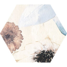 Tubądzin, Mild Garden, TUBĄDZIN MILD GARDEN HEX DEKOR 19.2X22.1 