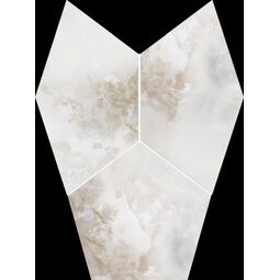 Tubądzin, Onice, TUBĄDZIN ONICE BIANCO MAT MOZAIKA 28X31X0.8 