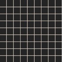 Tubądzin, Pastel, TUBĄDZIN PASTEL CZARNY MOZAIKA KWADRATOWA 30.1X30.1 