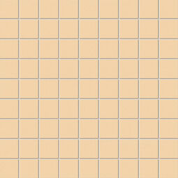 Tubądzin, Pastel, TUBĄDZIN PASTEL KREMOWY MAT MOZAIKA KWADRATOWA 30.1X30.1 