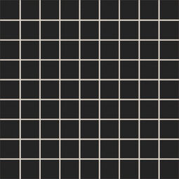 Tubądzin, Pastel, TUBĄDZIN PASTEL CZARNY MAT MOZAIKA KWADRATOWA 30.1X30.1 