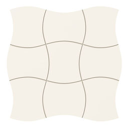 Tubądzin, Royal Place, TUBĄDZIN ROYAL PLACE WHITE MOZAIKA 29.3X29.3 