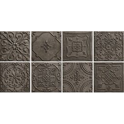 Tubądzin, Tinta, TUBĄDZIN TINTA PLATINUM DEKOR 14.8X14.8X0.8 