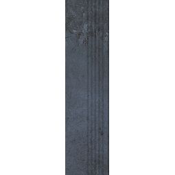 Tubądzin, Torano, TUBĄDZIN TORANO ANTHRAZITE MAT STOPNICA REKTYFIKOWANA 29.6X119.8X0.8 