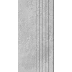 Tubądzin, Torano, TUBĄDZIN TORANO GREY MAT STOPNICA REKTYFIKOWANA 29.8X59.8X0.8 