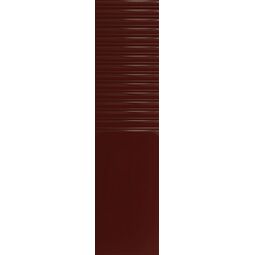 Tubądzin, Groove, TUBĄDZIN GROOVE BURGUNDY 2 GLOSS STR PŁYTKA ŚCIENNA 7.8X29.8 