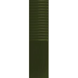 Tubądzin, Groove, TUBĄDZIN GROOVE OLIVE 2 GLOSS STR PŁYTKA ŚCIENNA 7.8X29.8 