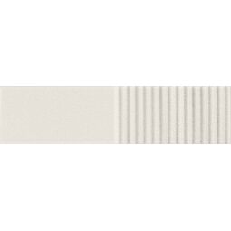 Tubądzin, Groove, TUBĄDZIN GROOVE WHITE SUGAR 2 STR PŁYTKA ŚCIENNA 7.8X29.8 