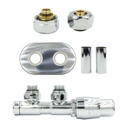 Varioterm, Akcesoria, VARIOTERM ZAWÓR Z15 TWINS ALL IN ONE PRAWY Z OWALNĄ MASKOWNICĄ C42 CAPUCINO 